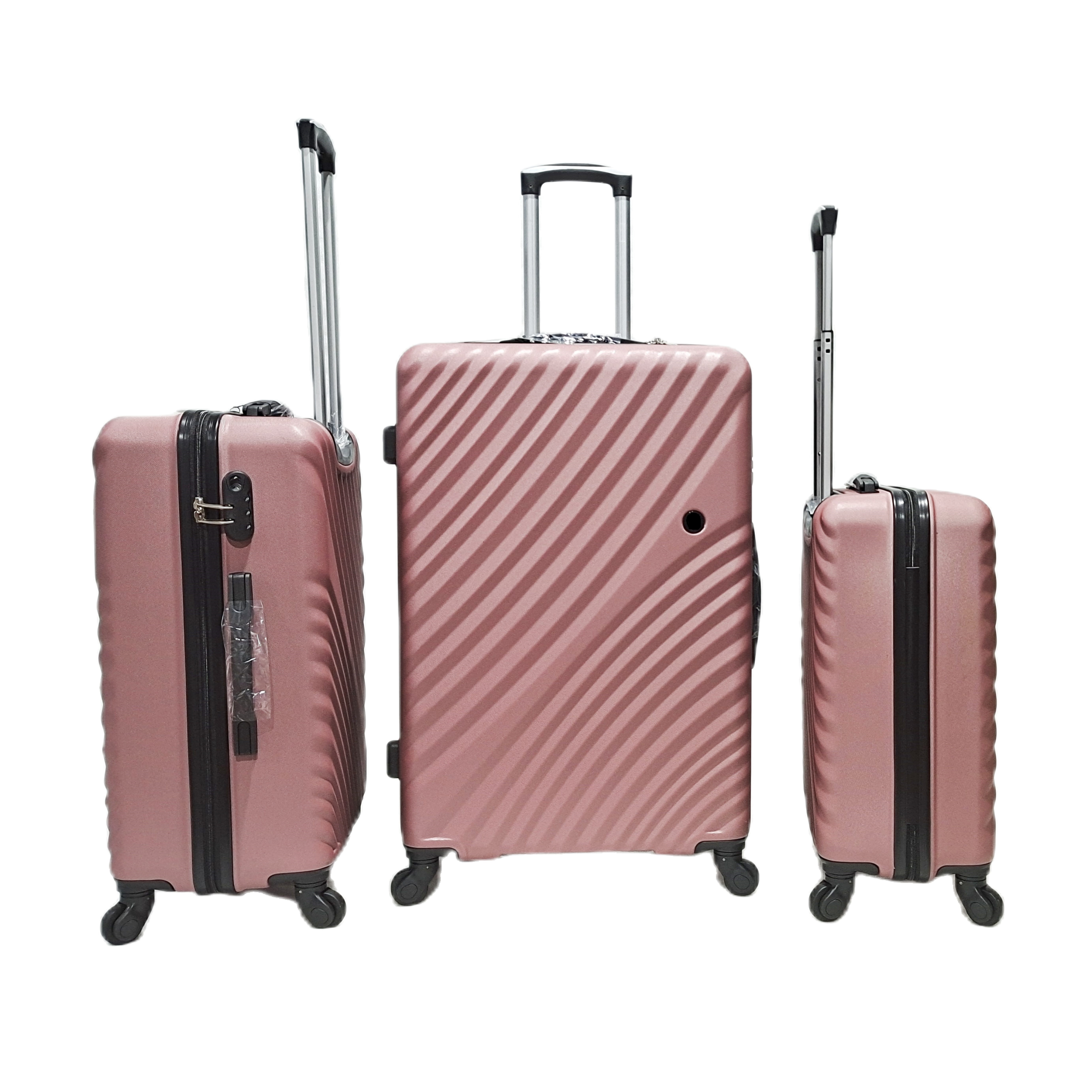Nuevo diseño de maletas ABS, bolsas de viaje para equipaje, juego de maletas con ruedas giratorias de 4 ruedas