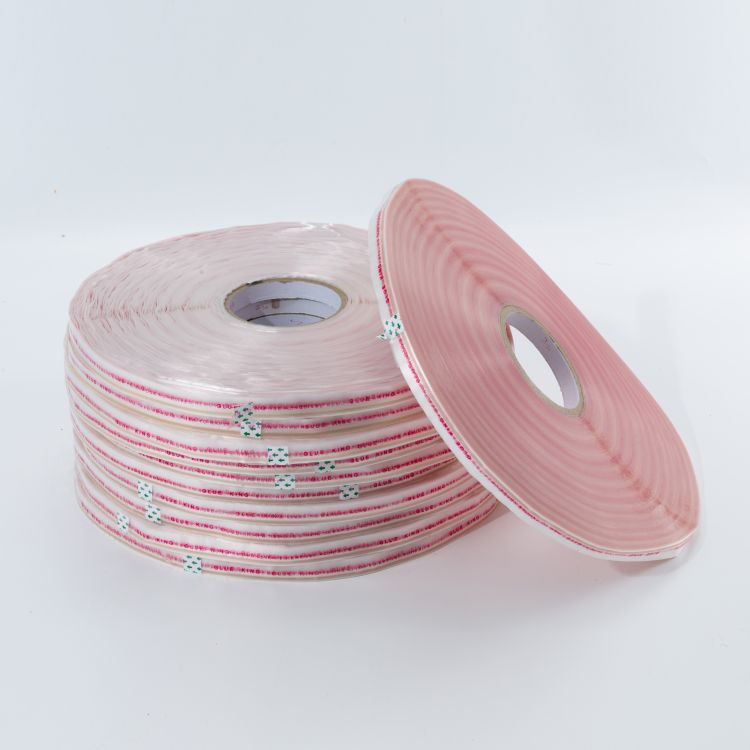 Bolsa de sellado reutilizable transparente Sellado de cinta adhesiva de doble cara